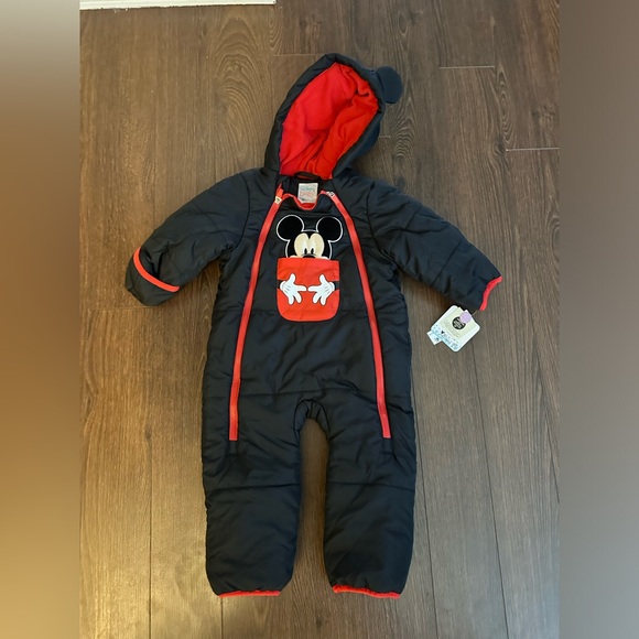 NWT Disney Infant Snowsuit 12-18M - Picture 2 of 3